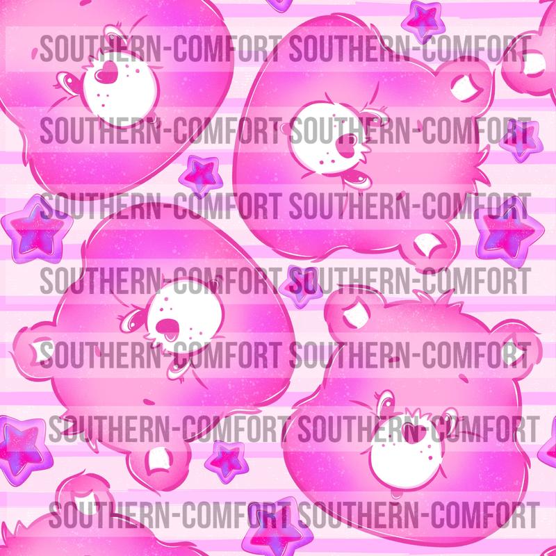 Pink bear *SEAMLESS*