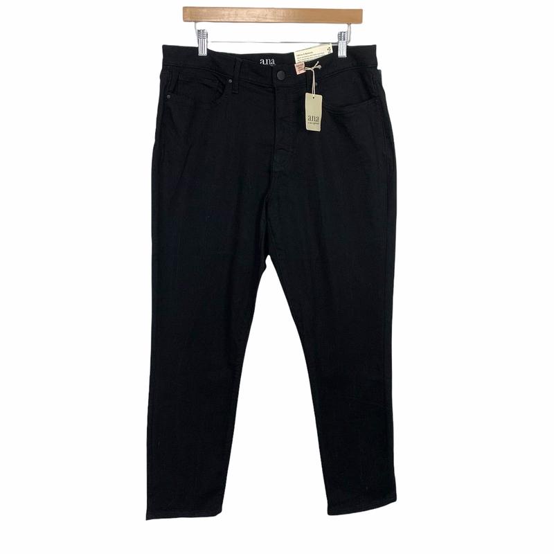 A New Approach Black High-Rise Ankle Skinny Jeans NWT- Size 14 (Inseam 26)