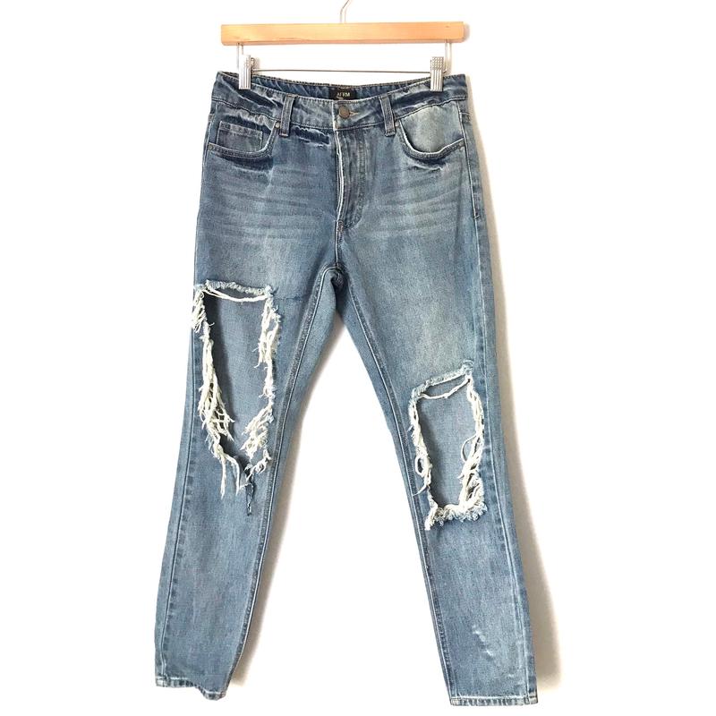 AFRM Super Distressed Jeans- Size 25 (Inseam 27\")