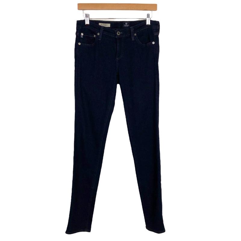 AG Adriano Goldschmied Dark Wash \"The Legging Super Skinny\" Jeans- Size 28R (Inseam 31)
