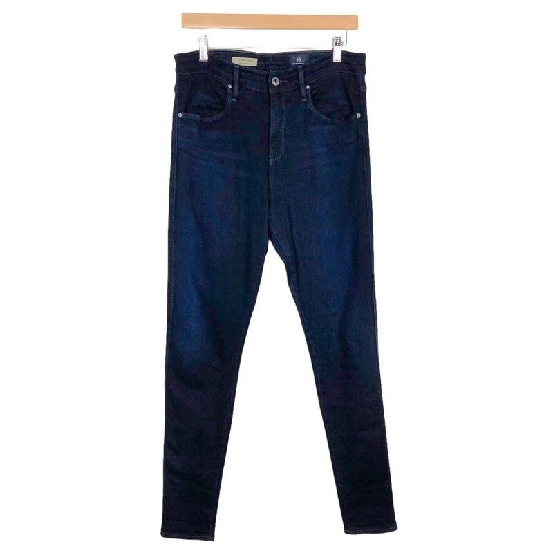 AG Adriano Goldschmied Dark Wash Farrah High Rise Skinny Jeans- Size 30 (Inseam 30)