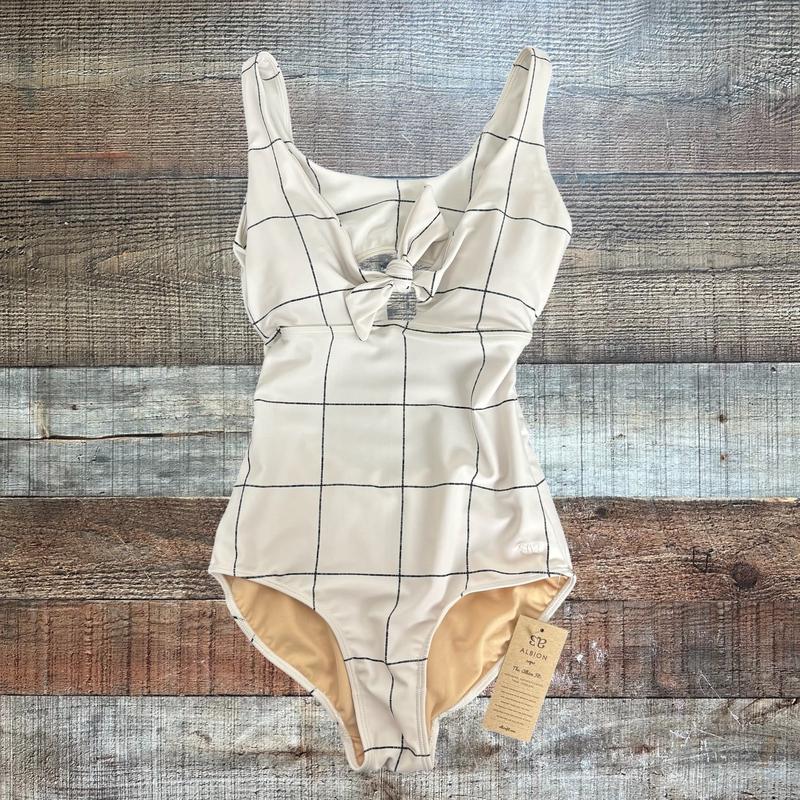 Albion Melbourne Top Knot One - Piece Swimsuit NWT - Size XS