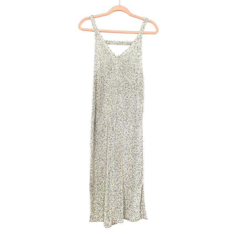 Lush Heathered Tank Top Side Slit Dress- Size S