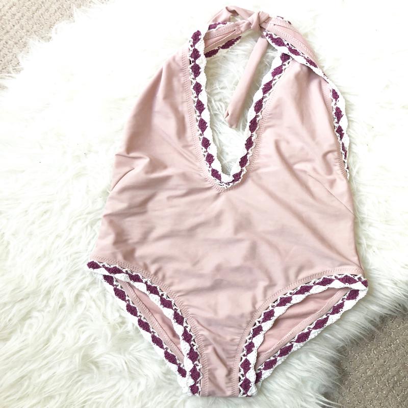 Maiyo Swimwear Blossom One Piece with Plunge Neckline- Size S/M