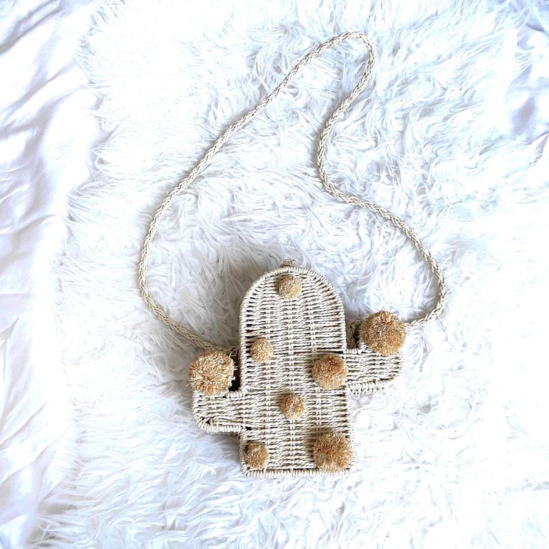 ModCloth Paper Straw Cactus Handbag