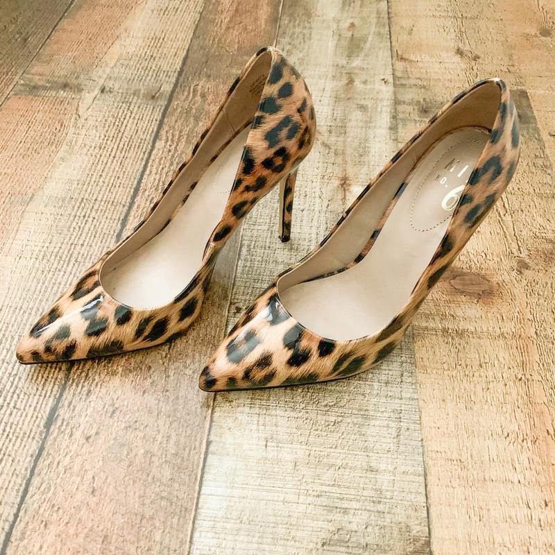 Mix No 6 Animal Print Heels  - Size 7.5