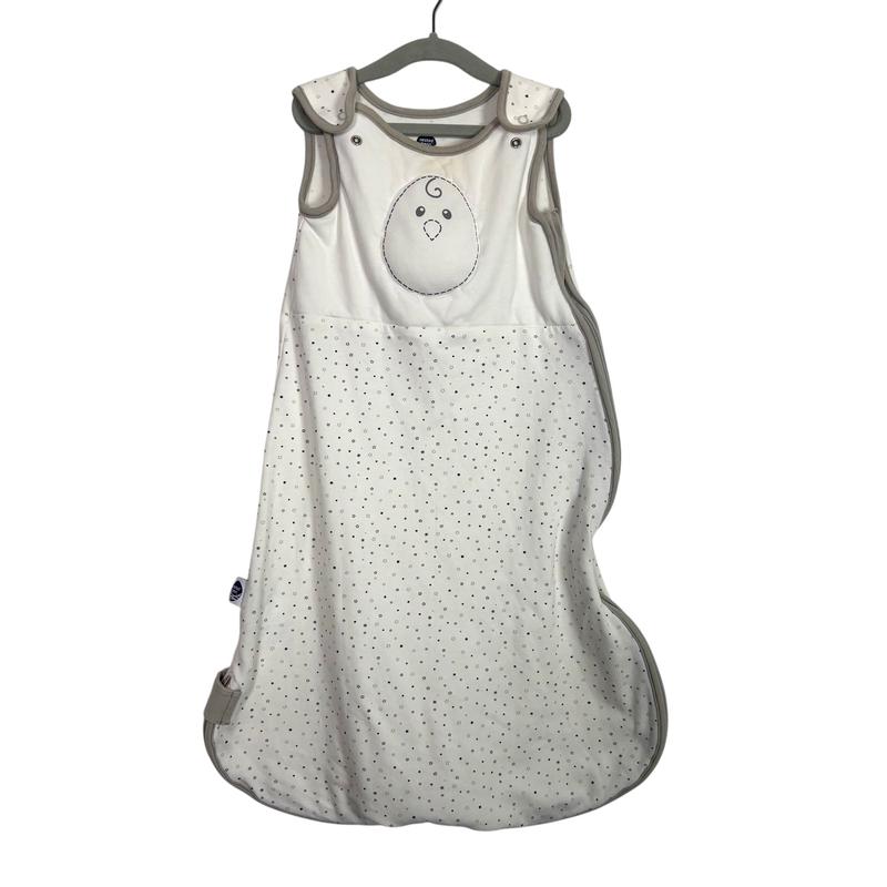 Nested Bean White Stars Print Zen Sack Classic Weighted Sleep Sack- Size M (6-15M, see notes)