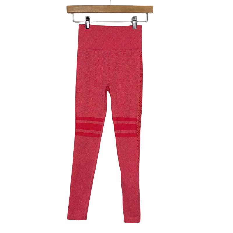 No Brand Heathered Pink Side Mesh Leggings- Size S (we have matching top, Inseam 23.5\")