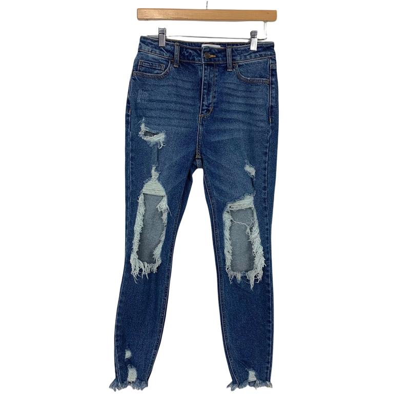 Cello Distressed Denim Jeans- Size 3 (Inseam 26\")