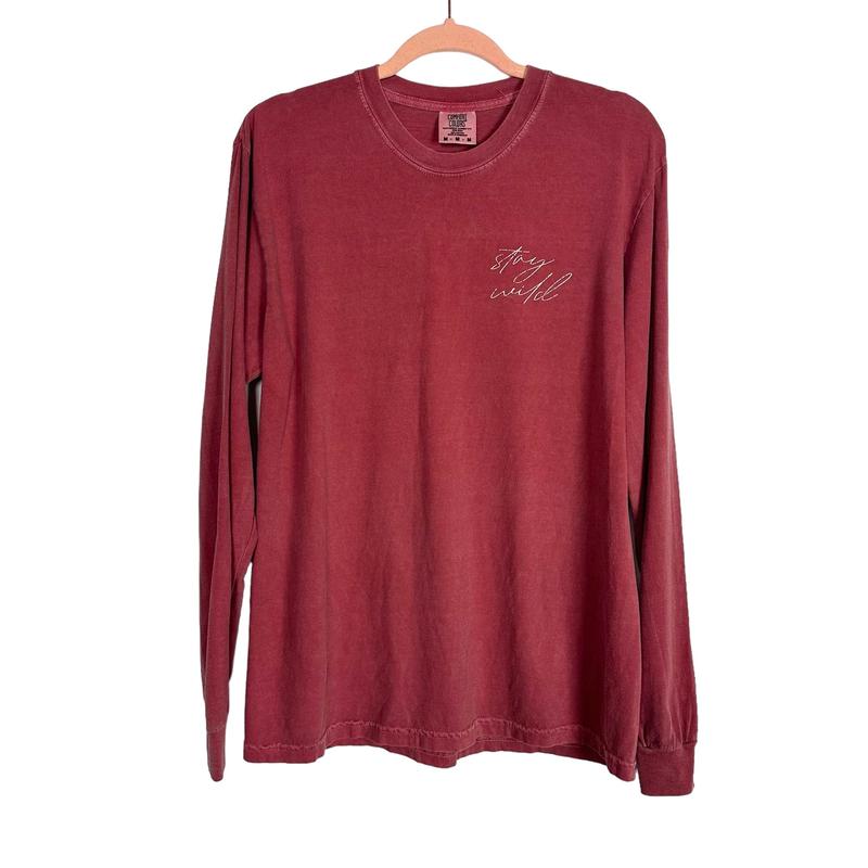 Comfort Colors Stay Wild Long Sleeve Top- Size M