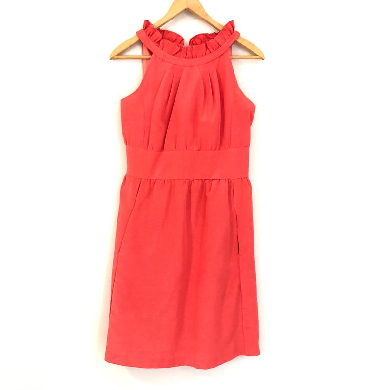 Coren Moore Bridesmaids \"Rose\" Silk Shantung Dress with Pockets- Size 8