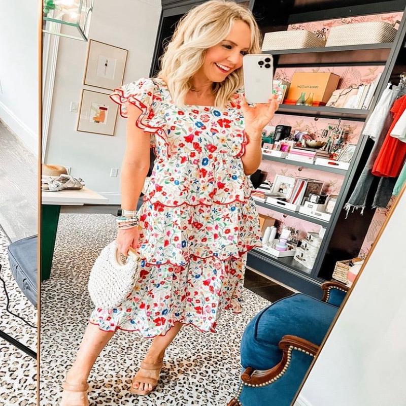 CROSBY by Mollie Burch White Blossom Frida Dress NWT- Size XXS (sold out online)