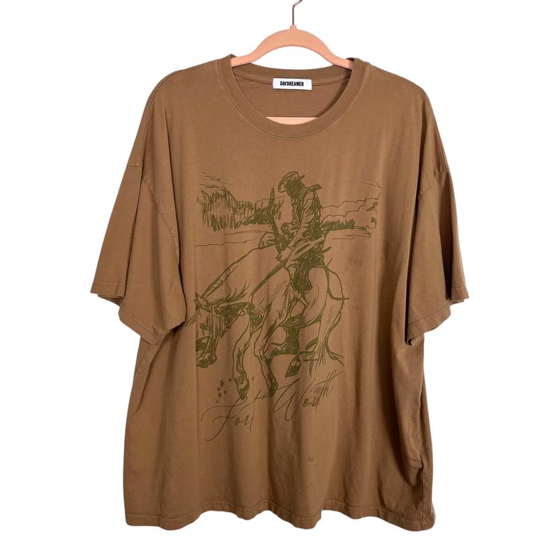 Daydreamer Fort Worth Cowboy Tee- One Size (see notes)