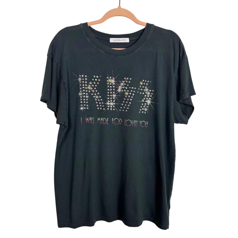 Daydreamer Kiss Jeweled Tee- Size L (sold out online)