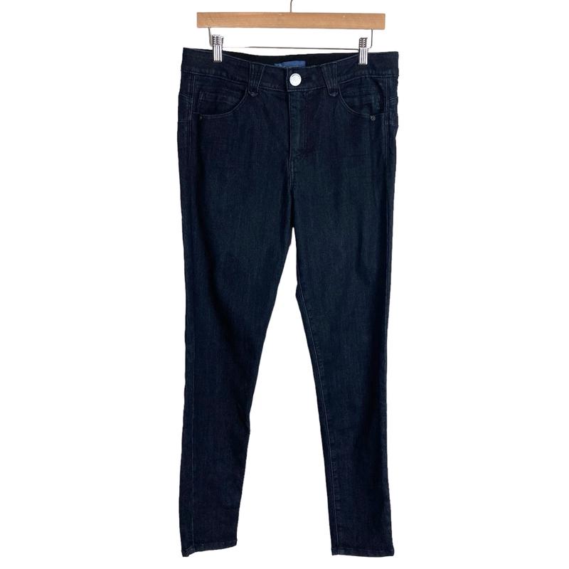 Democracy Dark Wash \"Ab\"solution Elastic Waistband Jeans- Size 12 (Inseam 29)