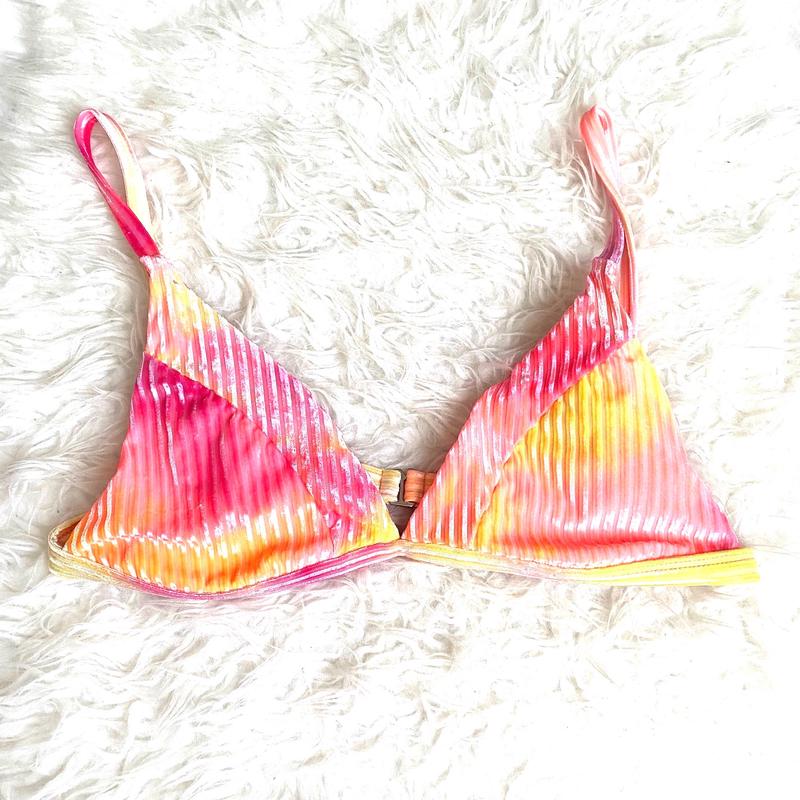 Dippin\' Daisy\'s Ombre Velour Bikini Top- Size 1X (TOP ONLY)