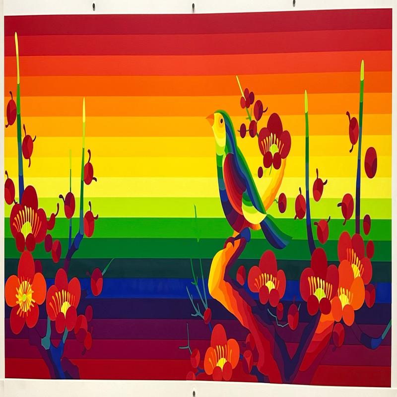 Flowers of Four Seasons (February)