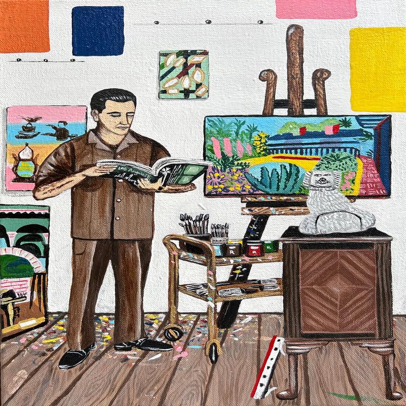 Learning (Self Portrait)