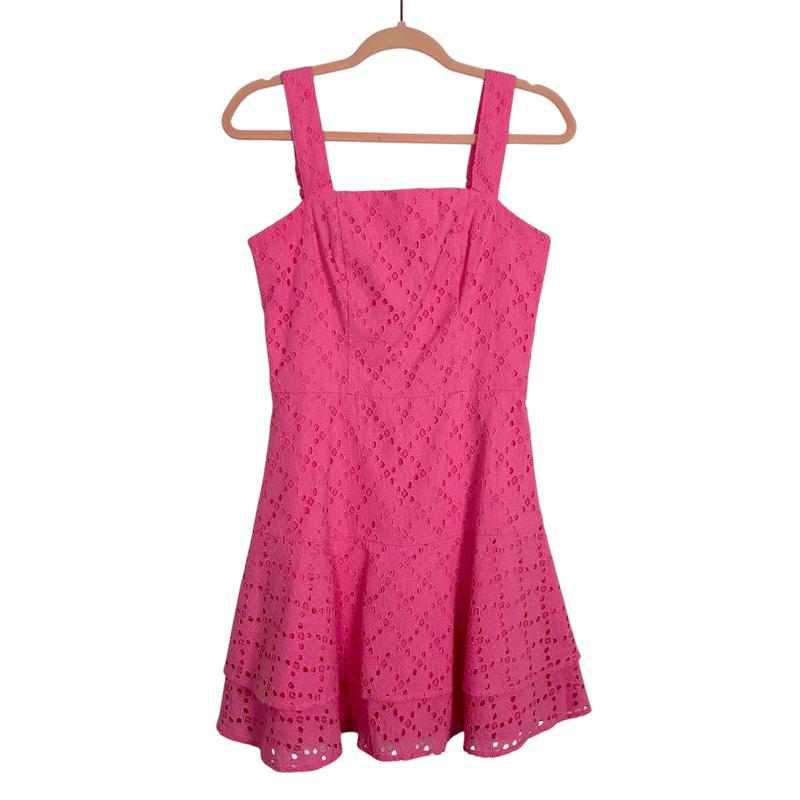 Draper James Ashland Sleeveless Mini Dress in Eyelet - Size 0 (Sold Out Online!)
