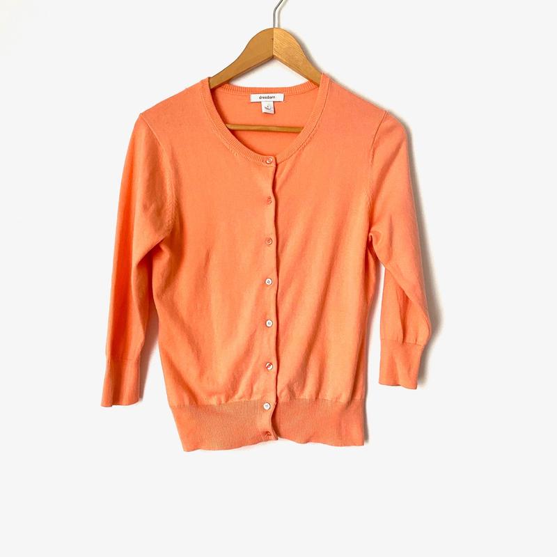 Dressbarn Button Up 3/4 Sleeve Cardigan- Size S