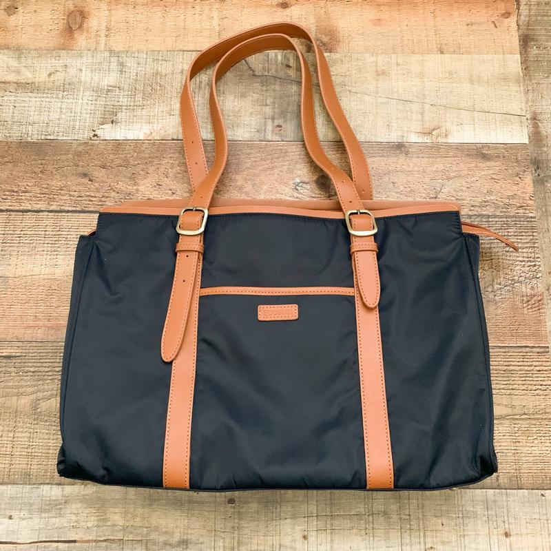 Ecosusi Black Laptop Nylon Tote Bag (LIKE NEW)