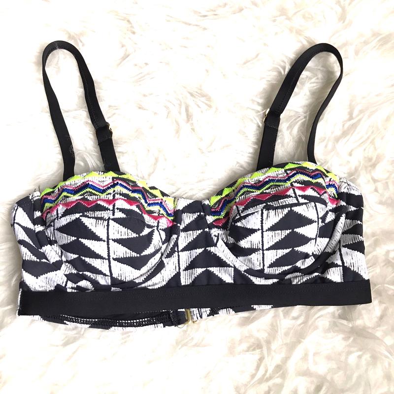 Ella Moss Underwire Bikini Top with Double Back Straps- Size S (TOP ONLY)
