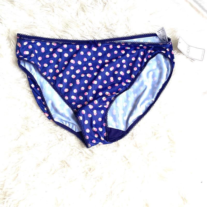 Elomi Polka Dot \"Kim\" Polka Dot Briefs NWT- Size L