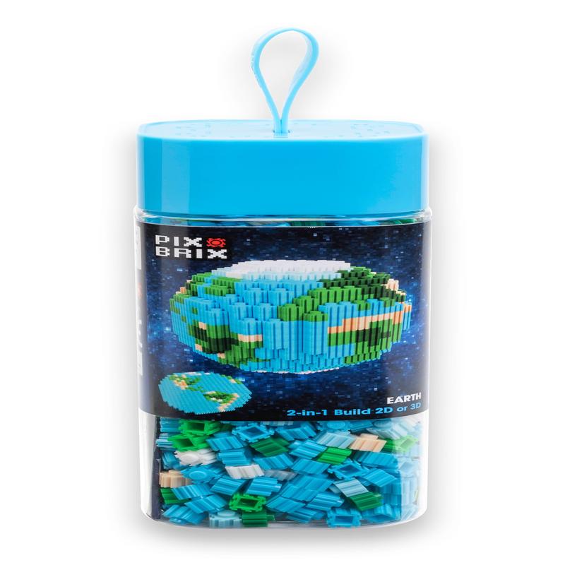 Pix Brix Space Bottle  Earth Set