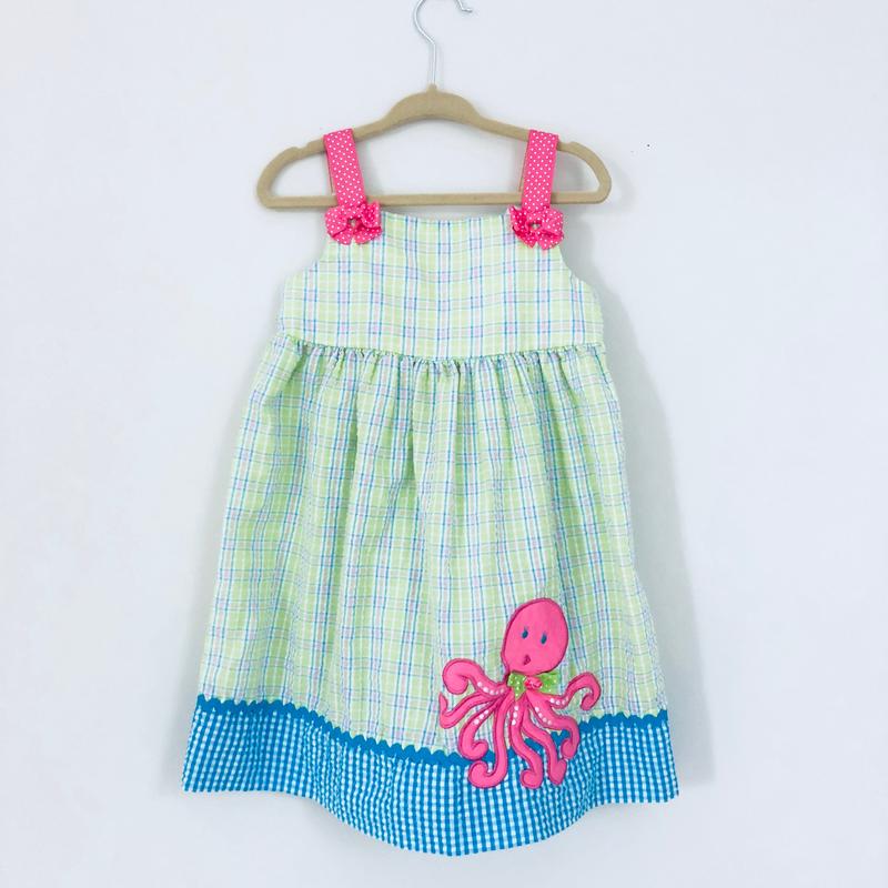 Emily Rose seersucker octopus dress – 3T