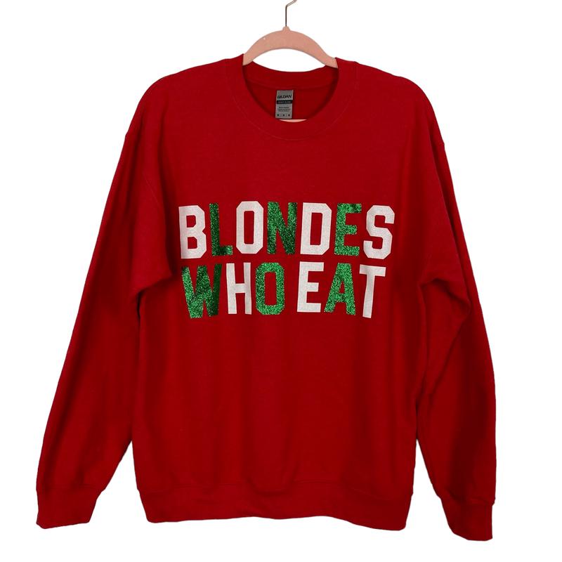 Gildan Blondes Who Eat Sweatshirt- Size M