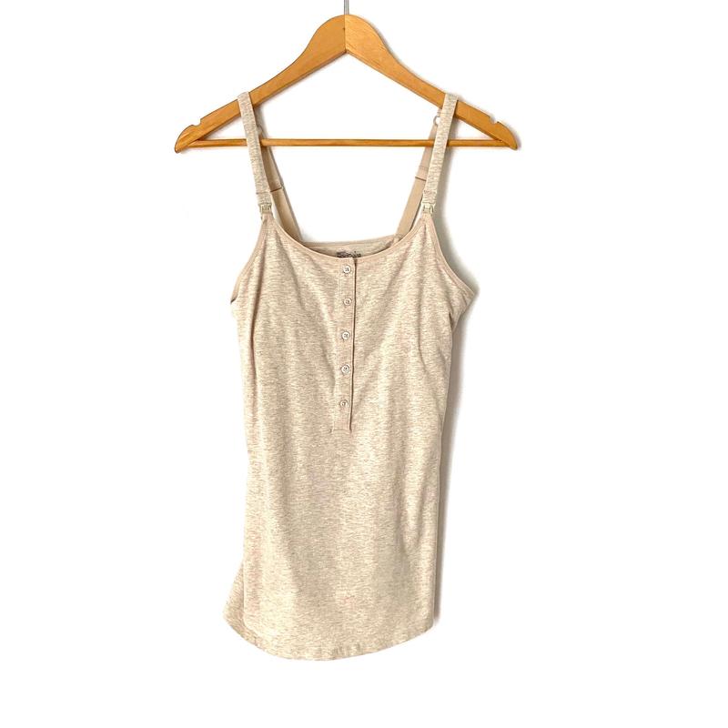 Gillian & Omalley Tan Nursing Tank Top- Size S